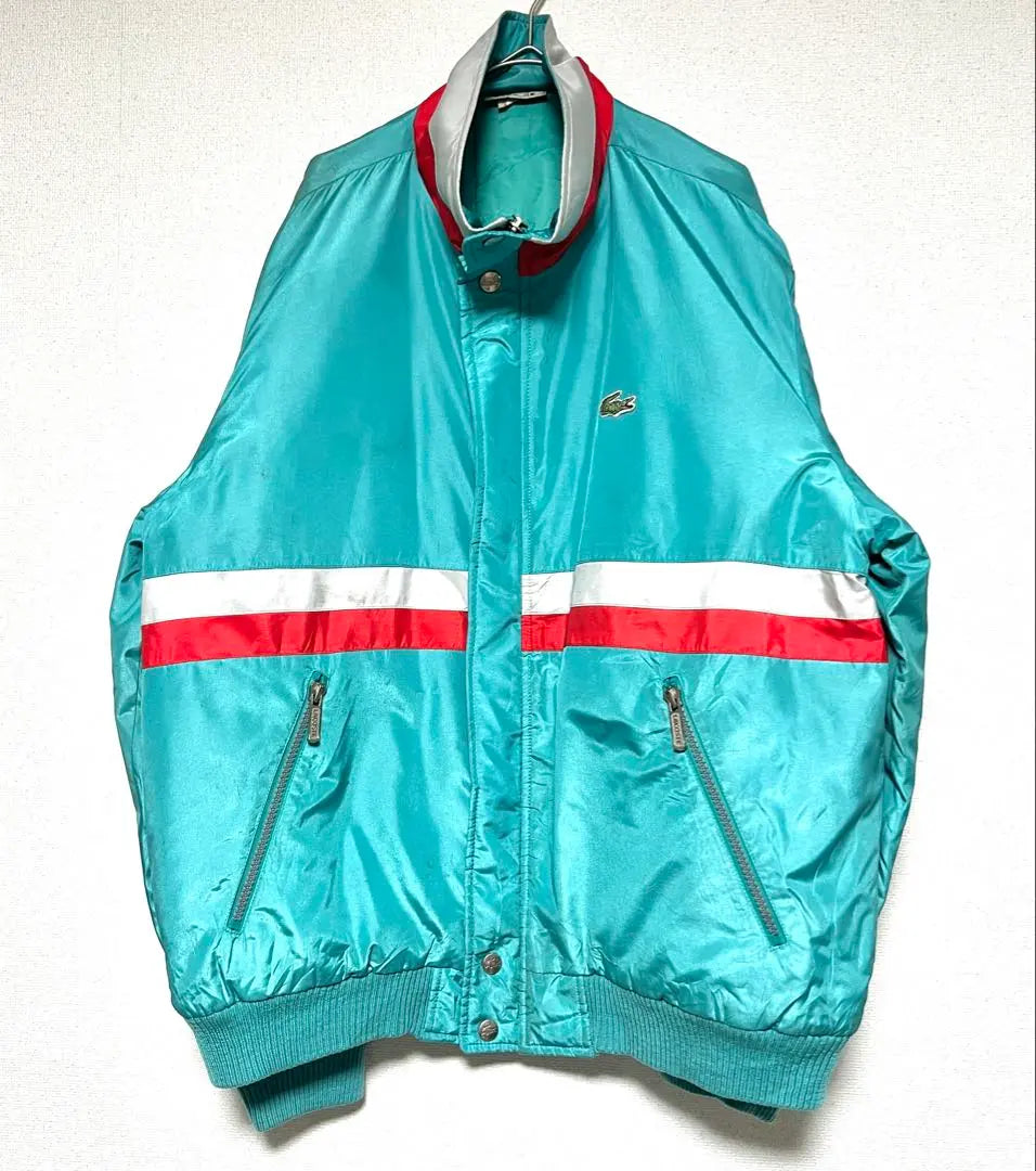 Lacostous Cotton Nylon Jacket Down Emerald Green Outer L