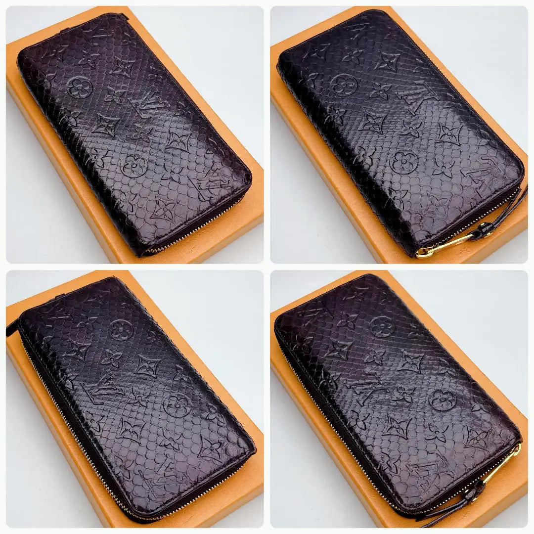 Only today! Brand new, unused Louis Vuitton Zippy Python Long Wallet Official Warranty 2552