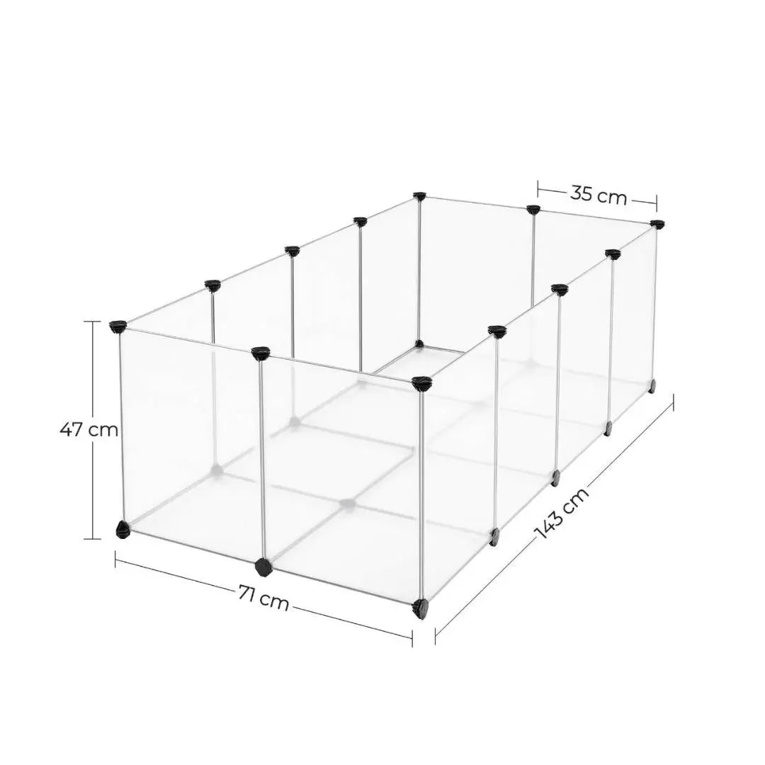 Valla para conejos ajustable | 位置調節可能なうさぎ用フェンス