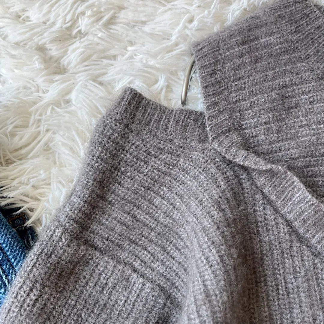 [Beauty] Journal Standard Woolfluff Shoulder Knit | 【美品】ジャーナルスタンダード ウール フリル 肩空き ニット