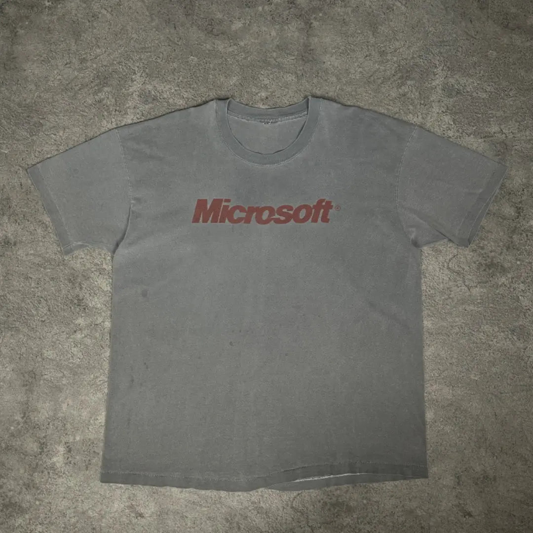 Camiseta con logotipo vintage Microsoft 90S Microsoft | Microsoft 90s ビンテージ ロゴ Tシャツ マイクロソフト