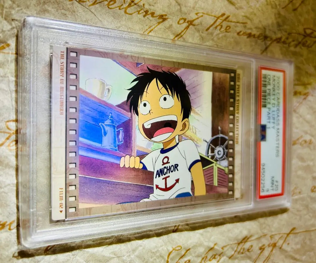 25 years ago! One Piece in the World PSA9 One Piece Luffy Trading Card Carddass Master