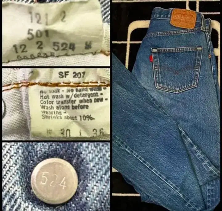 Años 80⭕️ Levi's 501 Red ear ⭕️ Vintage ⭕️ 66 Fabricado en Estados Unidos en el mismo año que la segunda mitad del modelo.