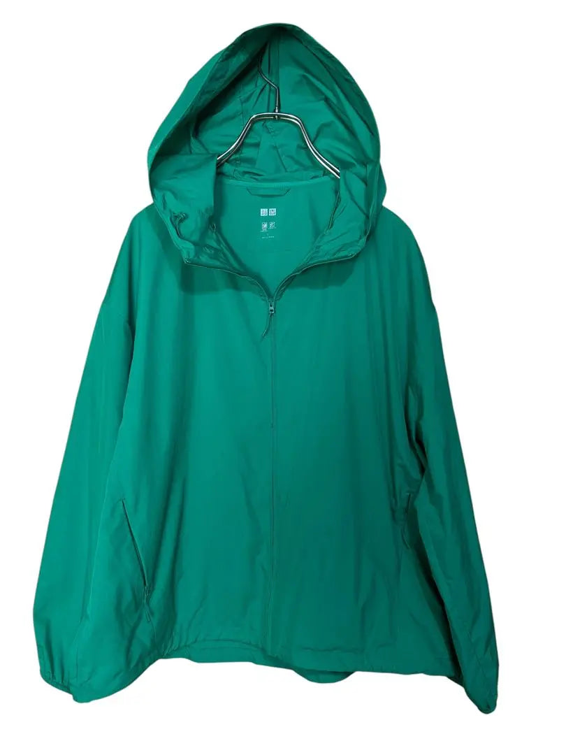 Uniqlo Pocketable UV-blocking Parka Water-repellent Parka L Green Good condition