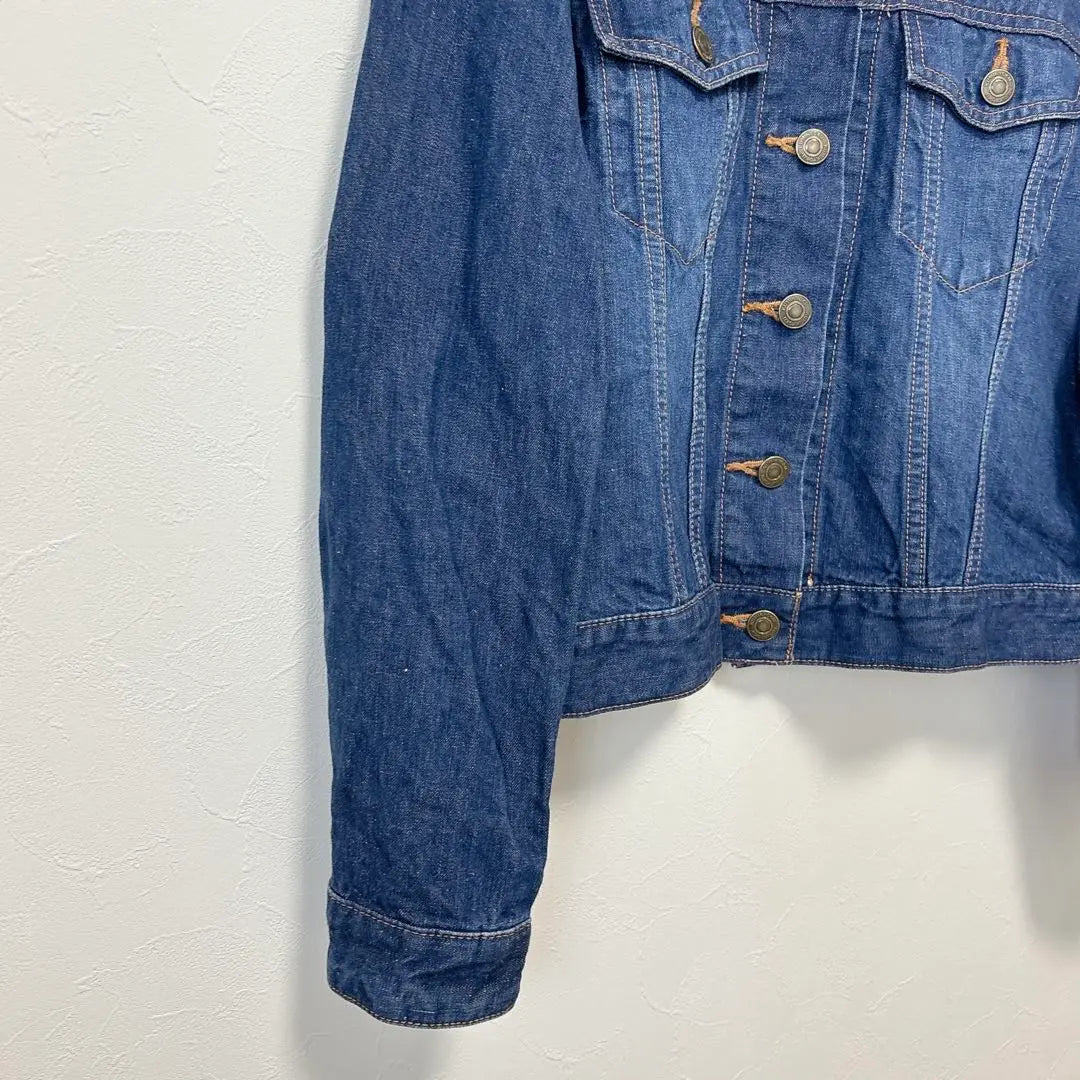 [Good condition] Kumikyoku G-Jean Denim Jacket Short Length Indigo M