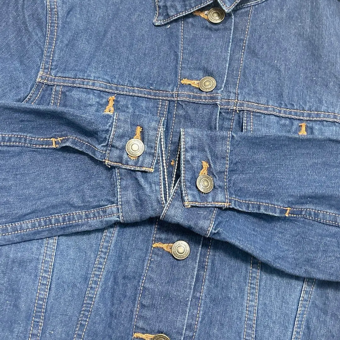 [Good condition] Kumikyoku G-Jean Denim Jacket Short Length Indigo M