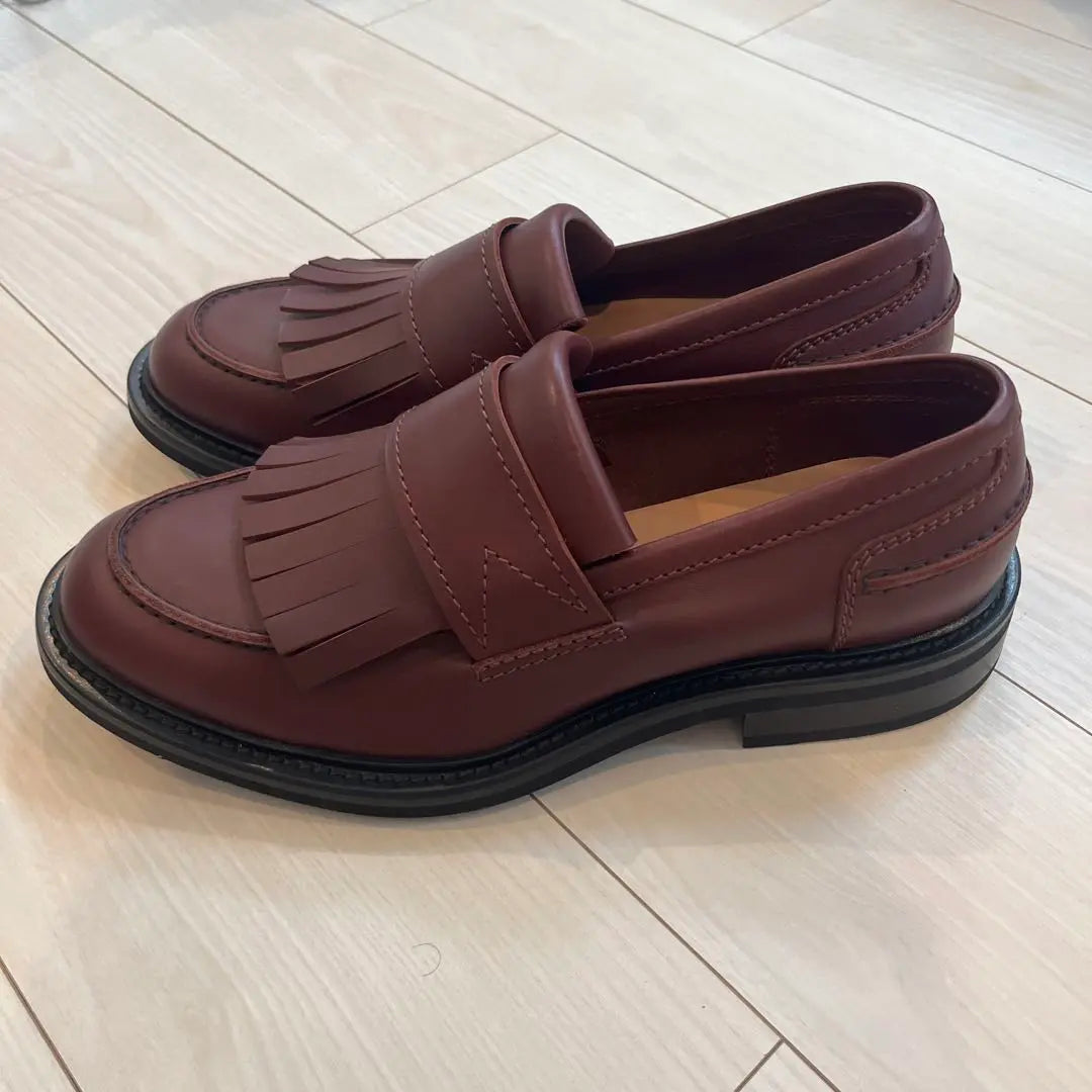 Mocasines de piel BOTTEGA VENETA burdeos 44