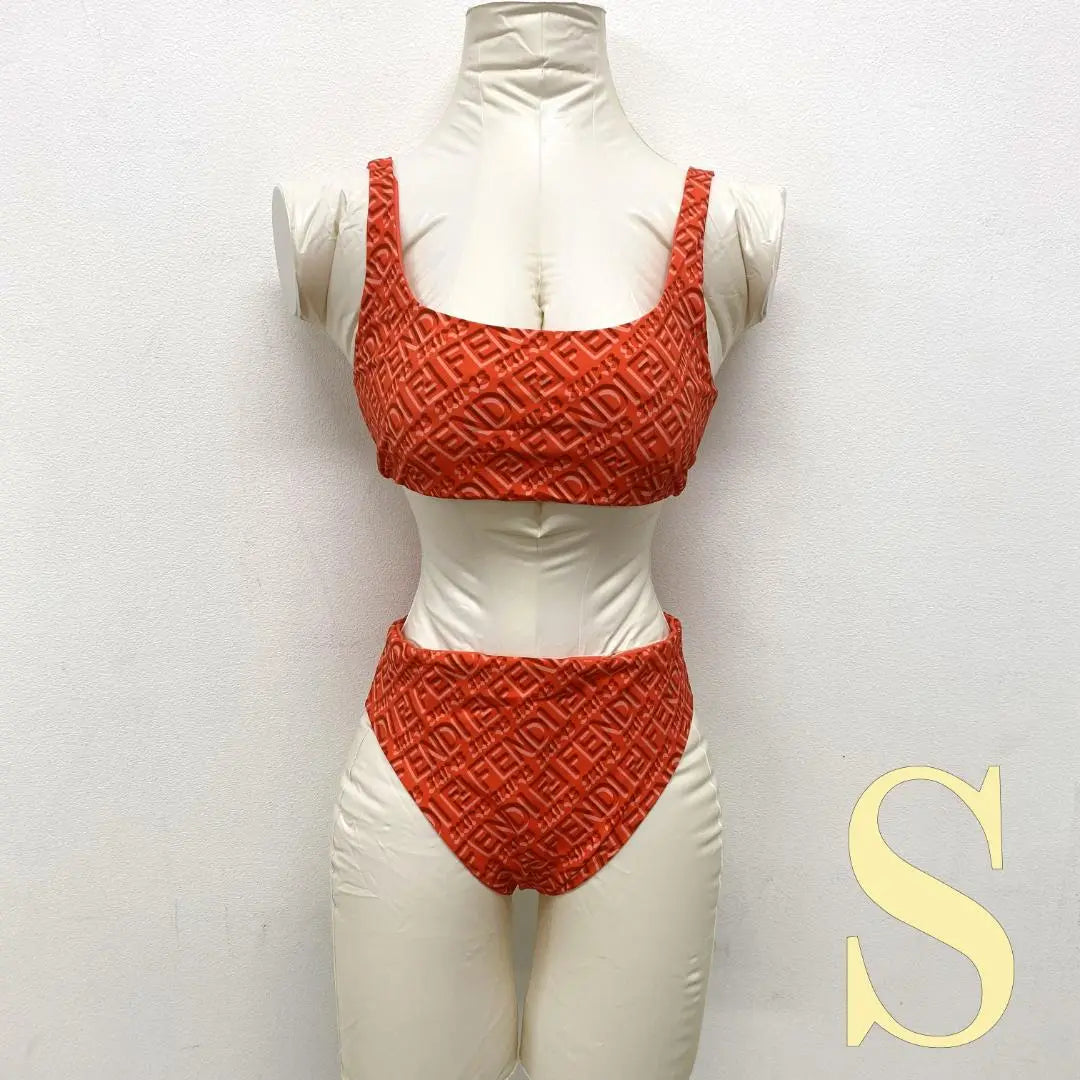 SKIMS×FENDI Swimsuit Bikini RED S