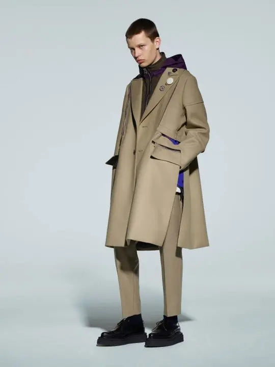 [New unused] sacai 21aw coat beige