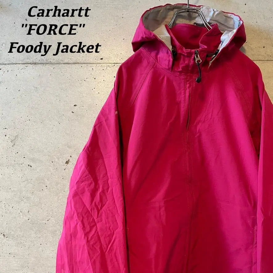 Carhartt Hoodie Blouson Black Force Nylon Jacket