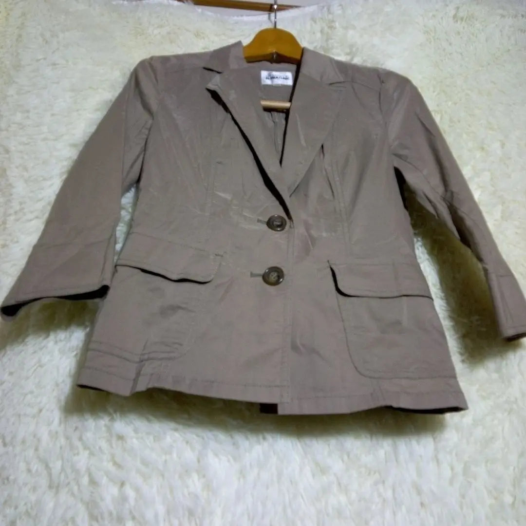 Alpha Cubic [11AR] Women's Tailored Jacket Thin Beige