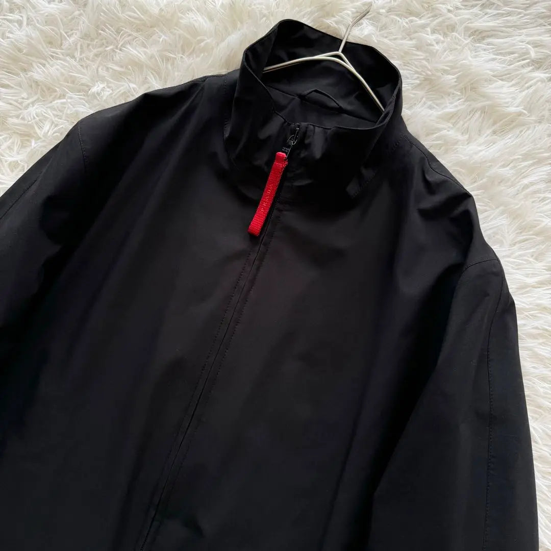 Good condition [Prada Sports] Gore-Tex Nylon Jacket 50 Black XL Size