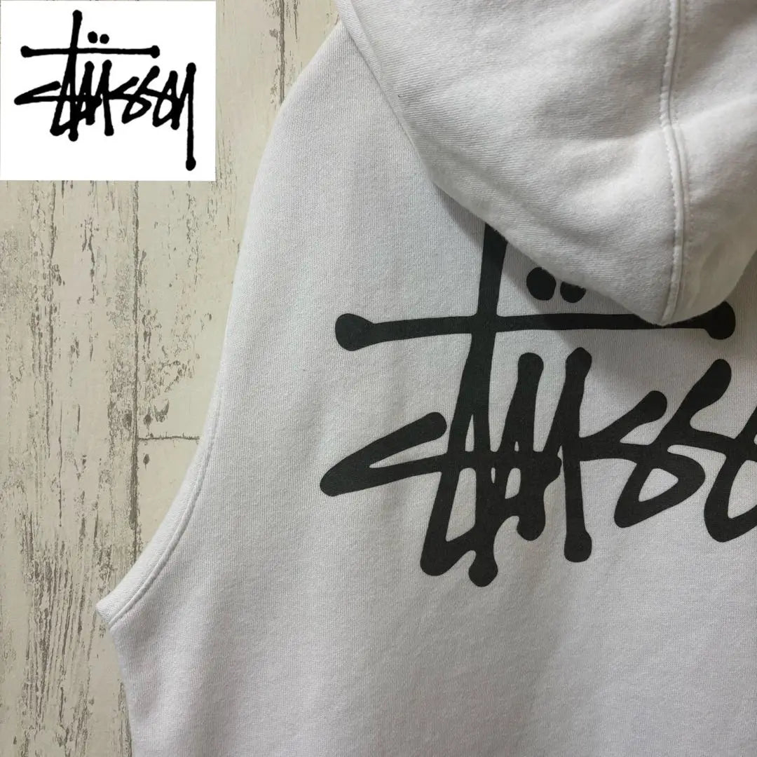 [Super Rare] STUSSY Zip Hoodie Loose Dobo Sweatshirt