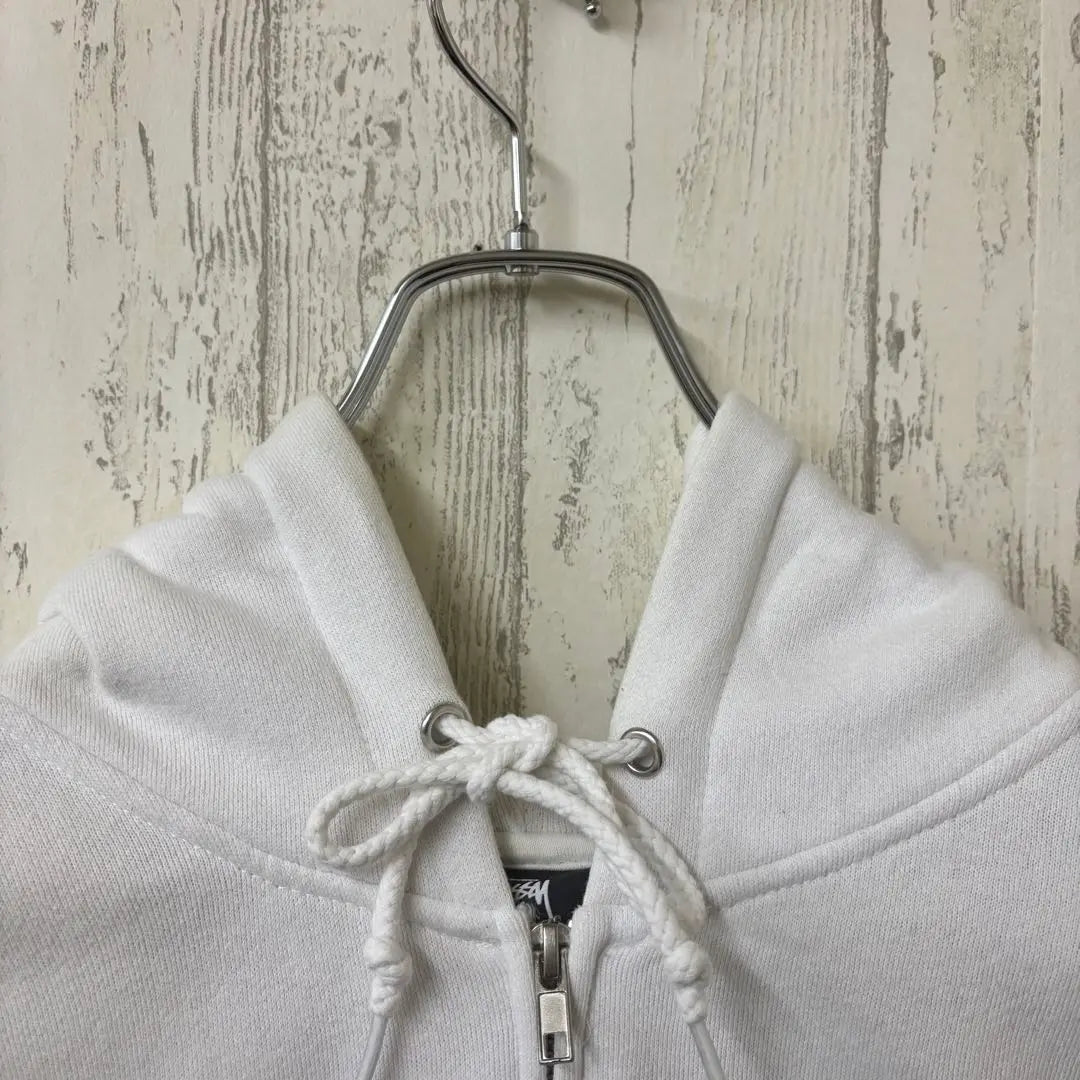 [Super Rare] STUSSY Zip Hoodie Loose Dobo Sweatshirt