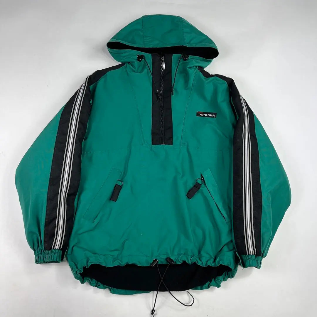 Chaqueta de nailon de los años 90 Lower Tech Y2K Real Dimension M grado | Años 90 ナイロンジャケット 短丈 テック Y2K 実寸M程度