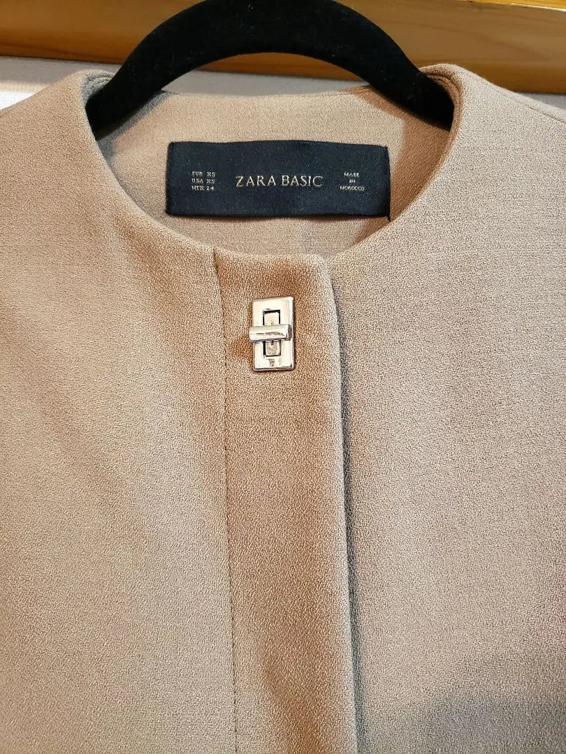 ZARA BASIC Beige No Color Jacket