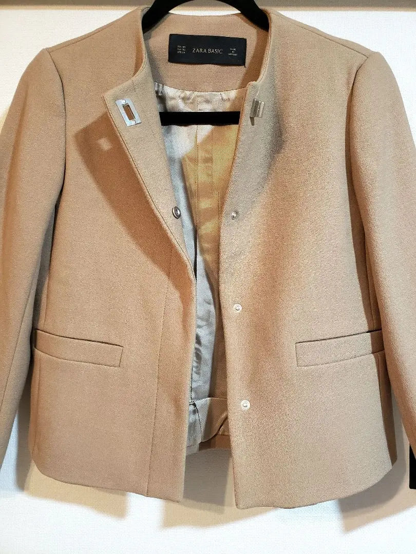 ZARA BASIC Beige No Color Jacket