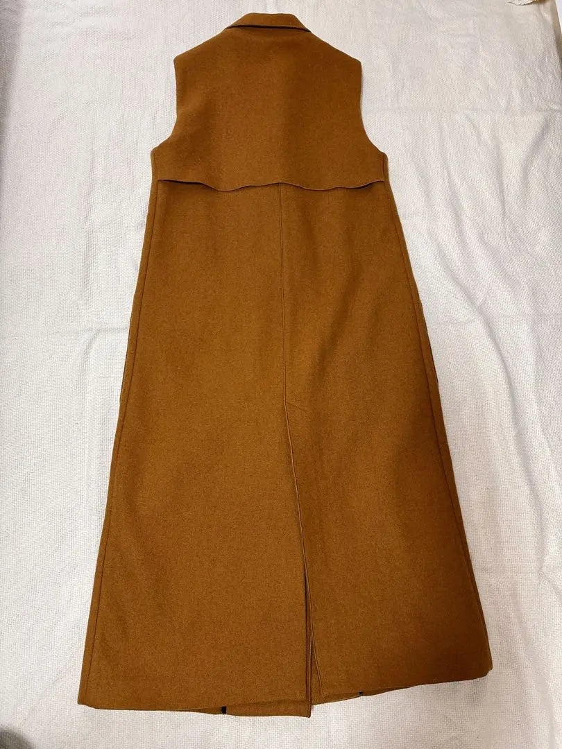 ZARA Manga Corte S Talla S Color Camel | ZARA ノースリーブコート Sサイズ キャメル色