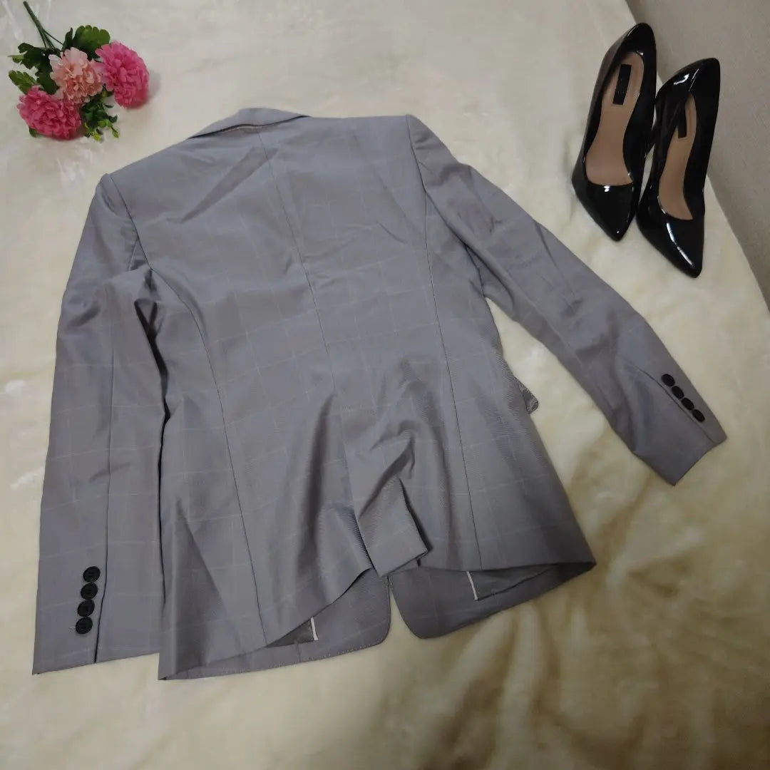 [Moda ☆ Popular ☆ ICB] Chaqueta de rejilla gris talla 11