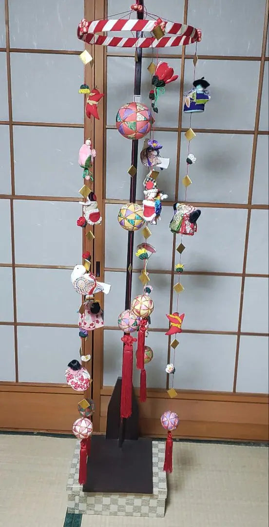 Chirimen Work hanging decoration Otai Country hanging decoration | ちりめん細工　吊り飾り　お伽の国　つるし飾り　下げもん