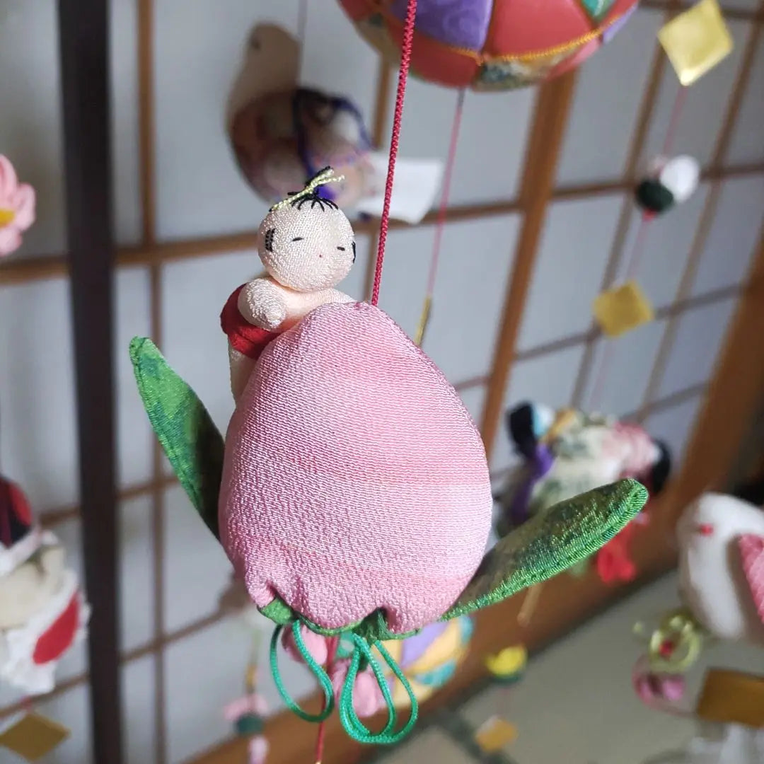 Chirimen Work hanging decoration Otai Country hanging decoration | ちりめん細工　吊り飾り　お伽の国　つるし飾り　下げもん