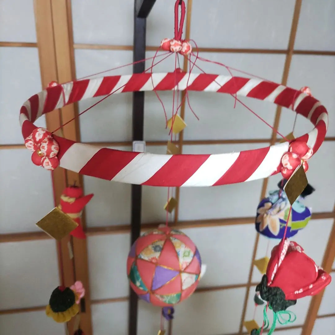 Chirimen Work hanging decoration Otai Country hanging decoration | ちりめん細工　吊り飾り　お伽の国　つるし飾り　下げもん