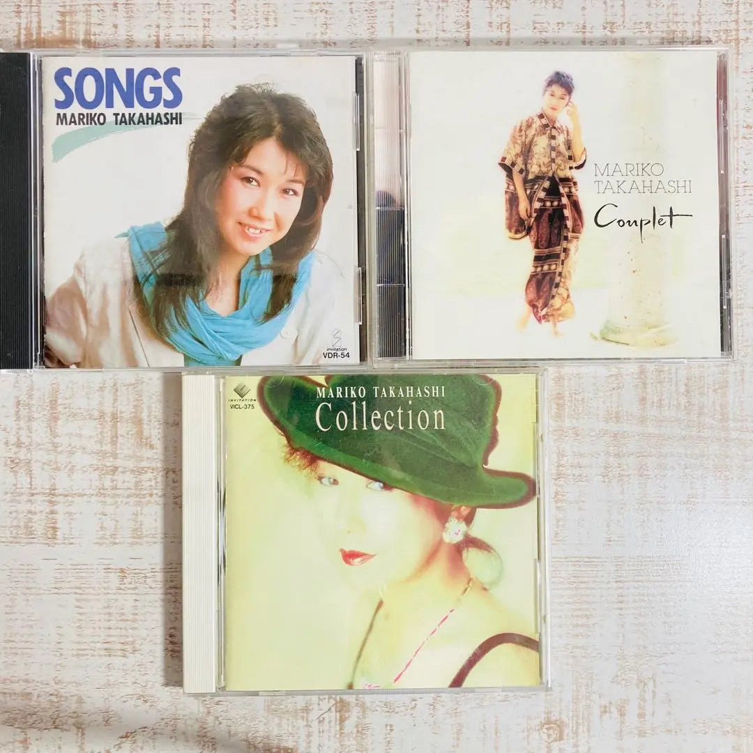 Álbum de CD ◆ Takahashi Mariko ◆ Conjunto de 3 discos ◆ MEJOR ◆ Colección ◆ Música japonesa ◆ J-POP ◆