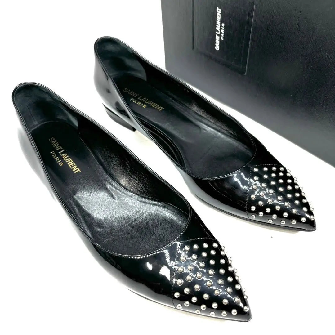 SAINT LAURENT Saint Laurent Flat Shoes Studs 38