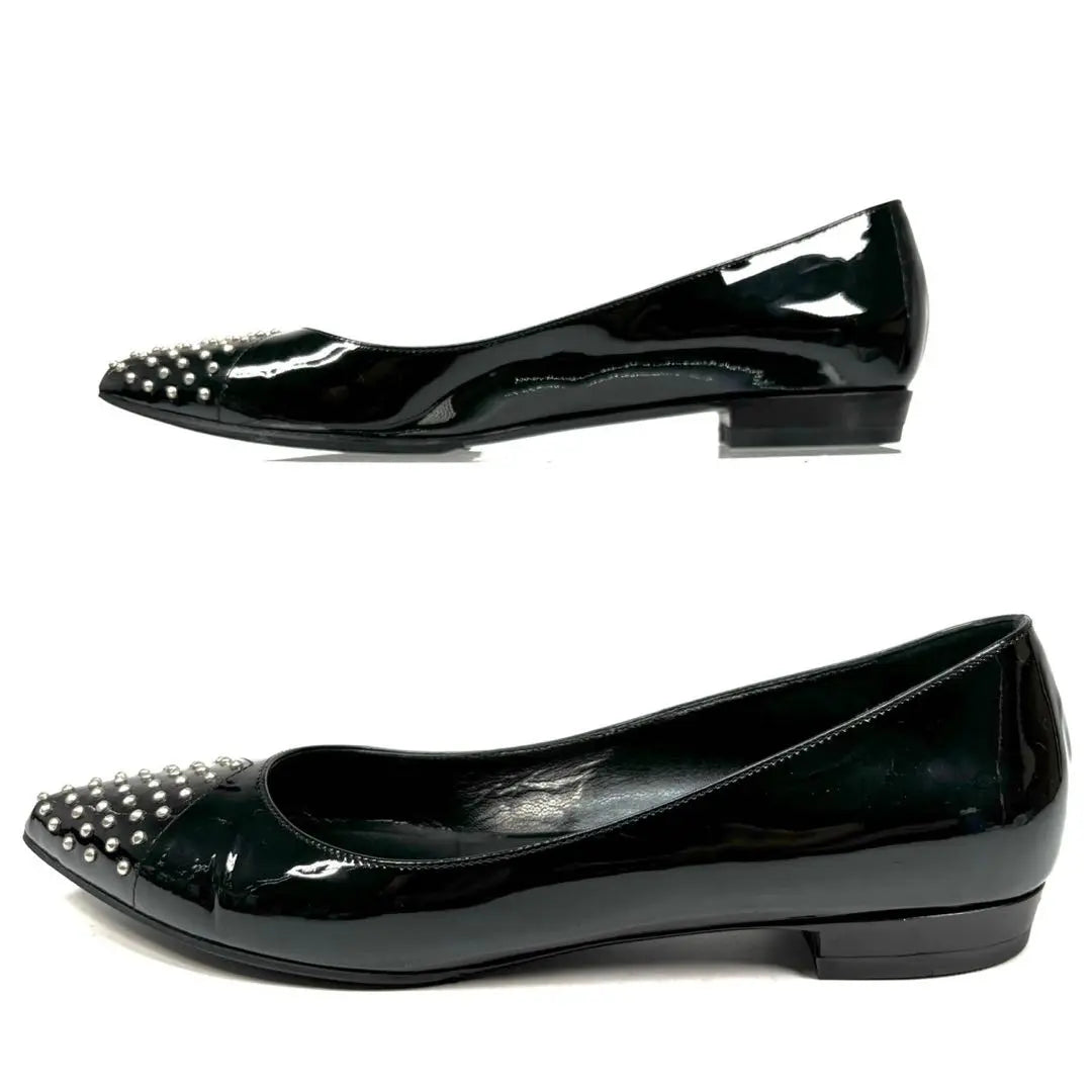 SAINT LAURENT Saint Laurent Flat Shoes Studs 38