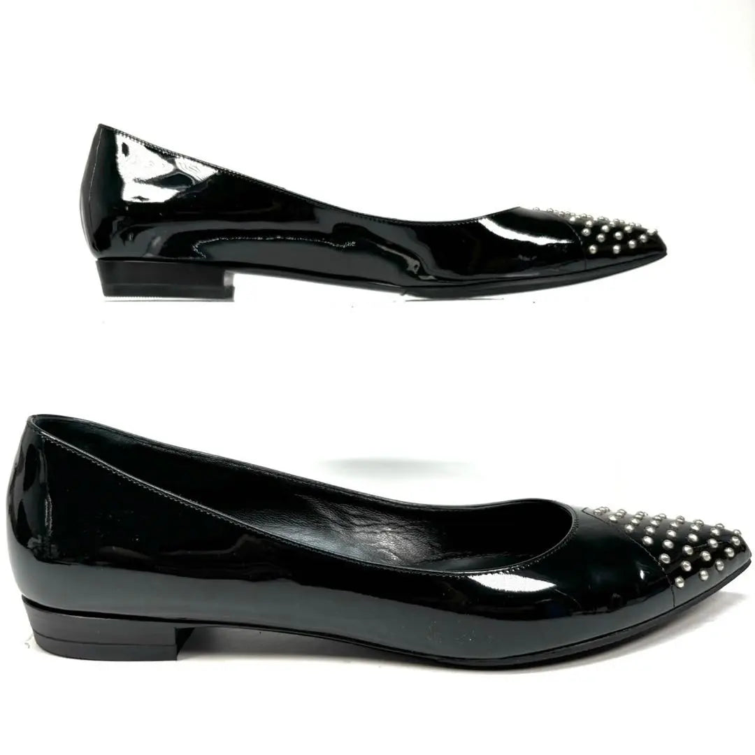 SAINT LAURENT Saint Laurent Flat Shoes Studs 38