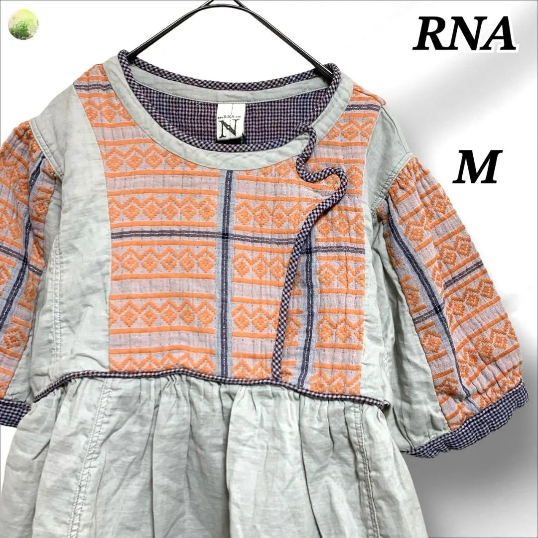 [Unused] RNA RNA Renue Cut Saw Short Sleeve Gray M Ladies