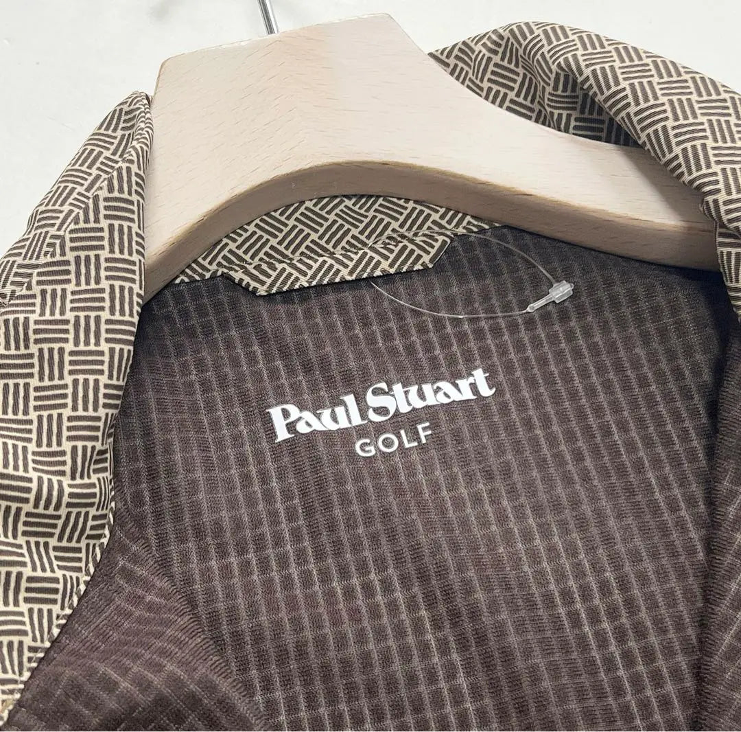 《Paul Stuart Golf》New Packet Pattern Print Body Shell Vest M