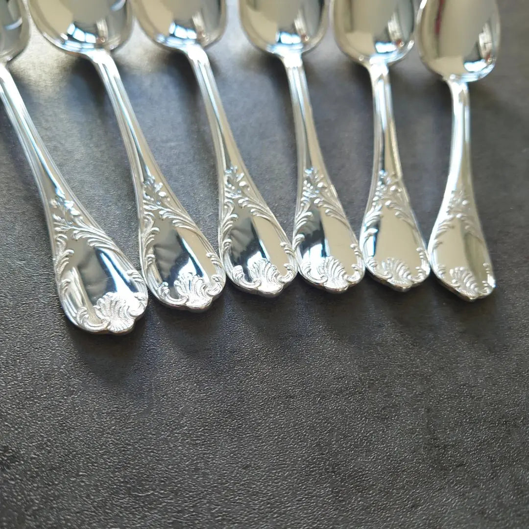 Rare Good Condition Christofle Marly Teaspoon 6 items