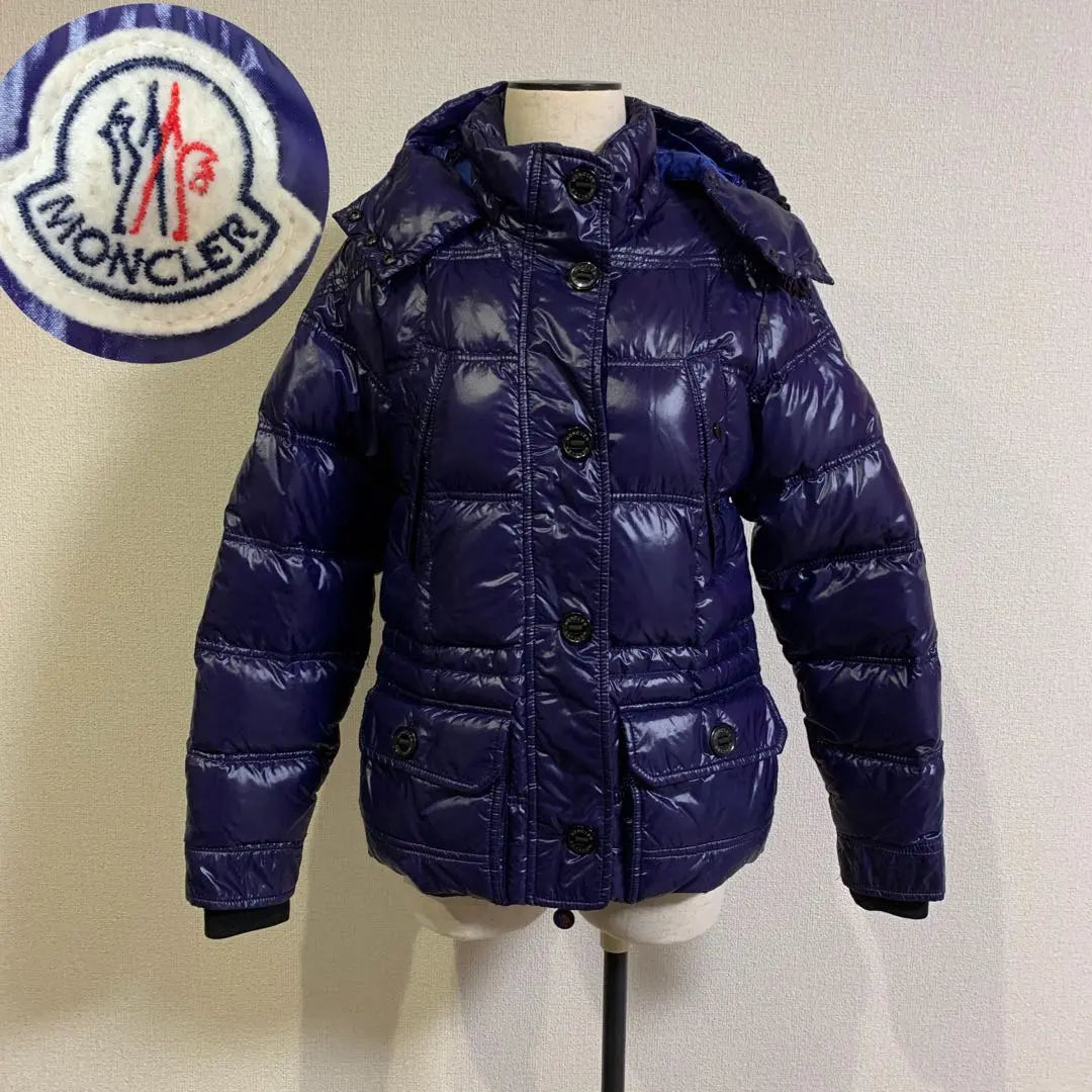 MONCLER Feather Celebrity Luxury Rib Hood Removable Popular Elegant