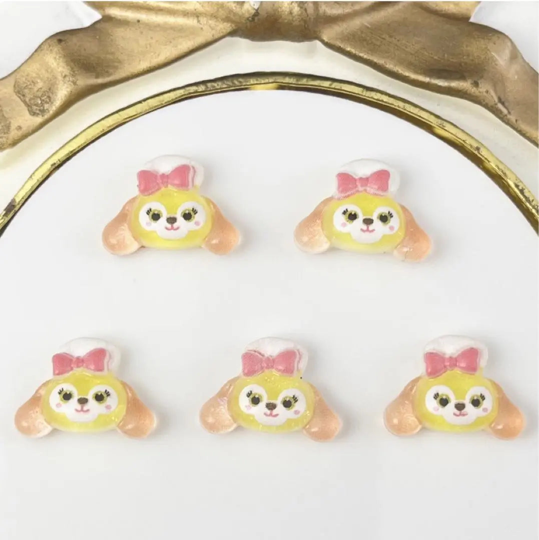 Disney Duffy and Friends Cookie Anne Nail Parts Set of 5