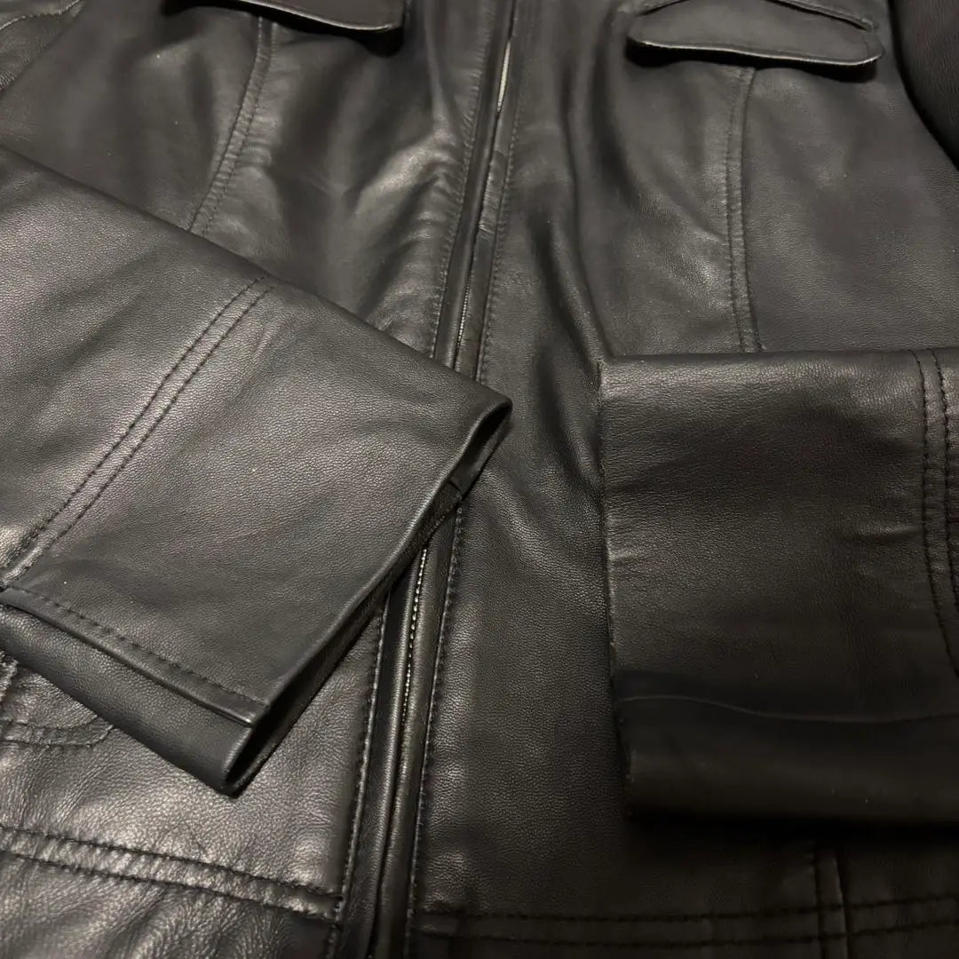 [Lamb Leather] Reflect No collar rider sheep leather