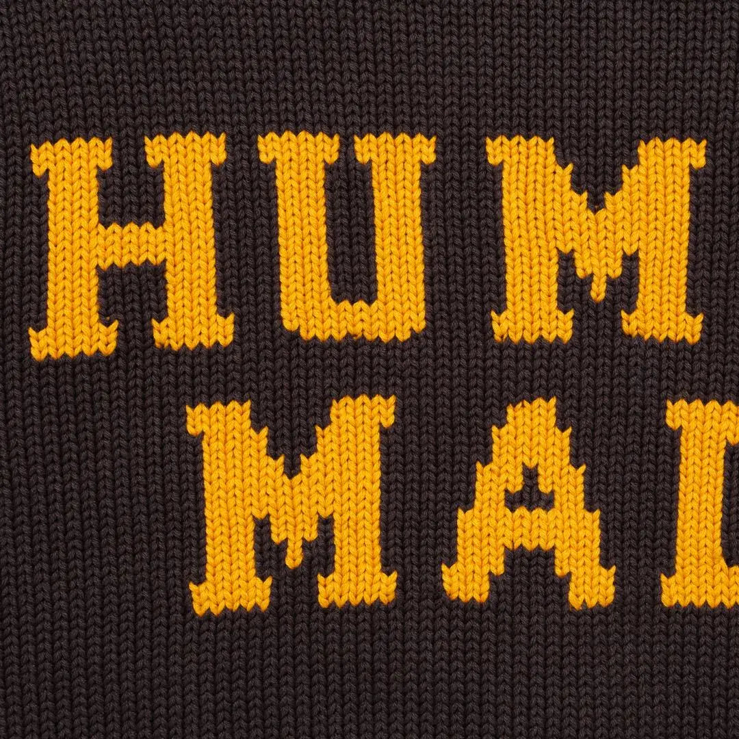 HUMANMADE LOWGAUGE KNIT SWEATER CHARCOAL