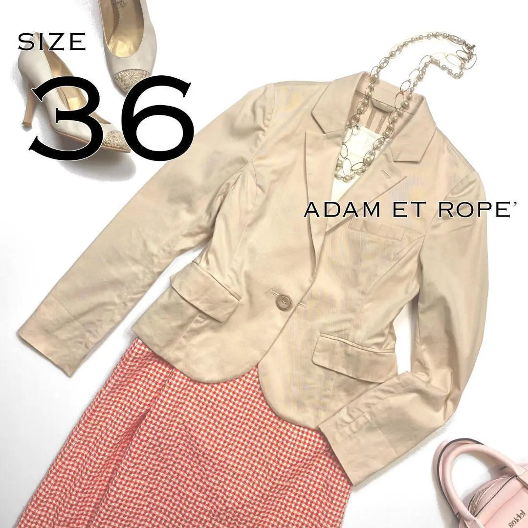 Adam et ROP Adam Eelope Made in Japan Cotton Mixed Tailored Jacket S