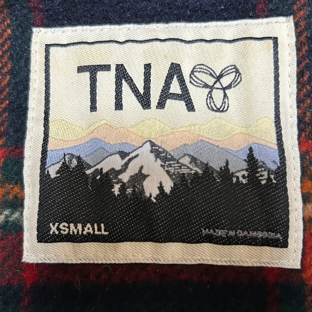 TNA Men's Duffel Coat Wool Short Length Logo Embroidery deep green [XS] | TNA メンズ ダッフルコート ウール ショート丈 ロゴ刺繍 深緑【XS】