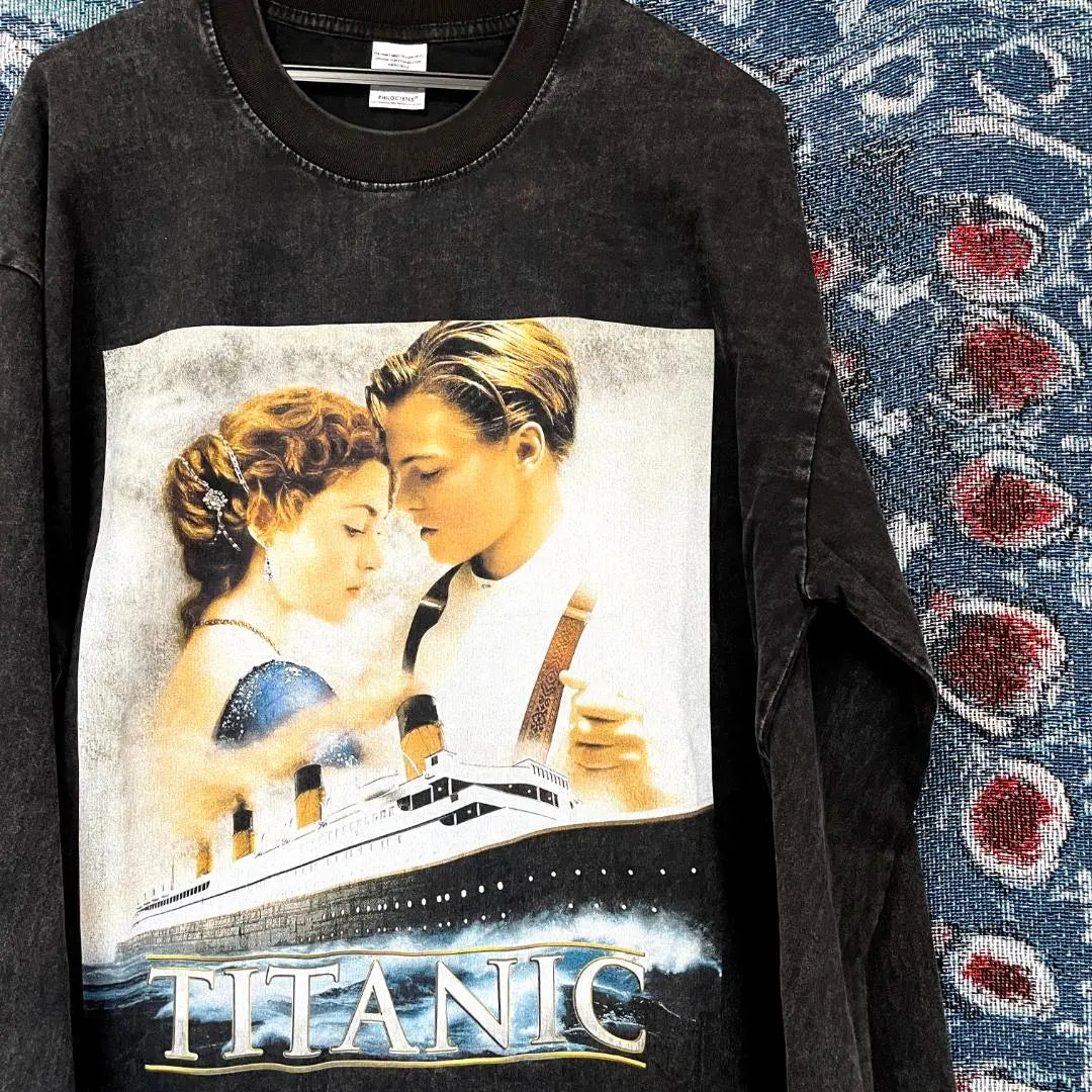 Película DiCaprio Ron T Cut Saw Manga Larga Nueva Sin Usar Titanic