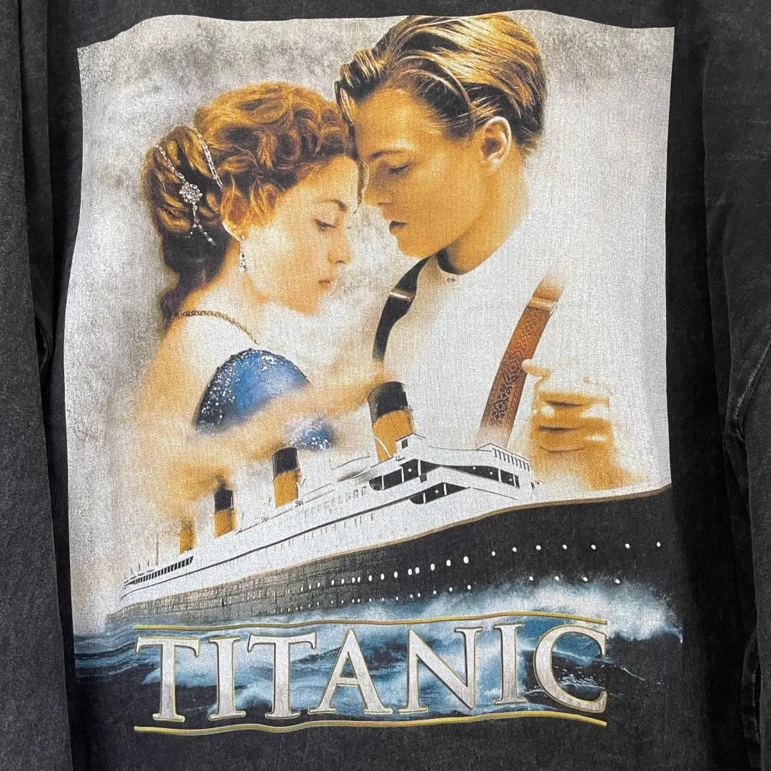 Película DiCaprio Ron T Cut Saw Manga Larga Nueva Sin Usar Titanic