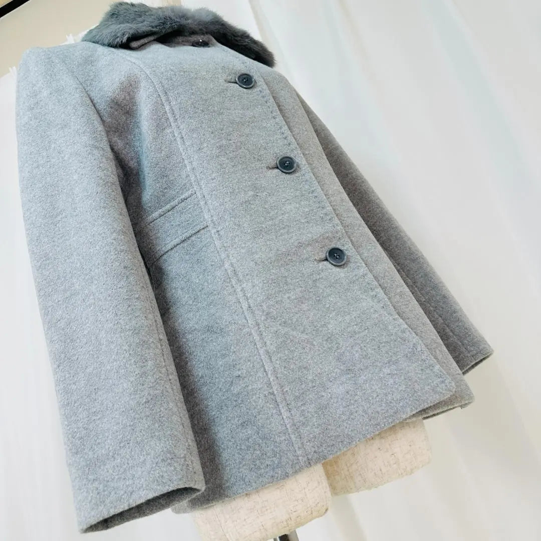 Memory Elegant Rabbit Fur High-class Angora Wool Jacket Coat