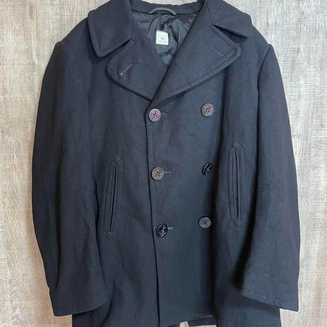 U.S.Navy U.S. Navy P Coat Wool Coat 40R Navy | U.S.NAVY 米軍　海軍　Pコート　ウールコート　40R　ネイビー