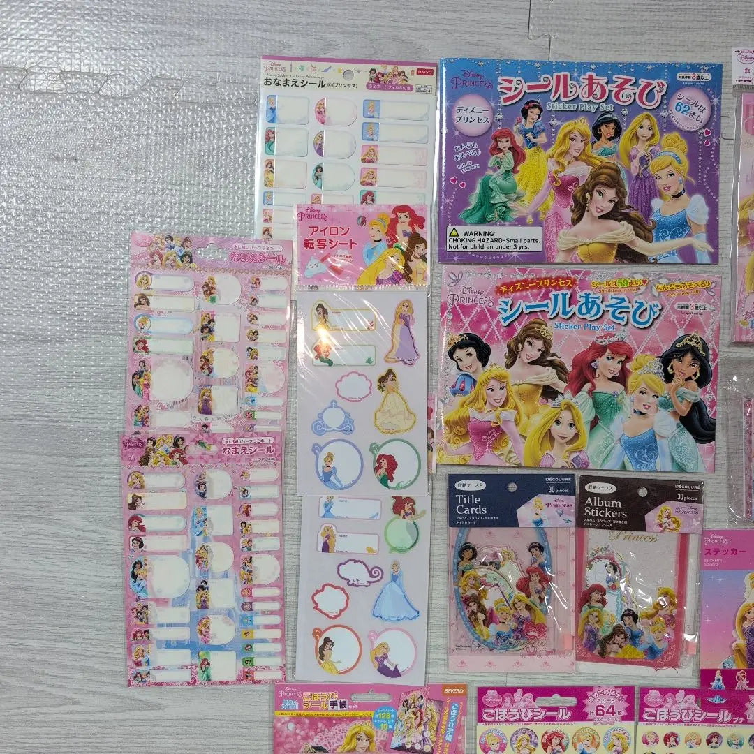 [Until today] Disney Princess stickers, postcards, origami, various summary