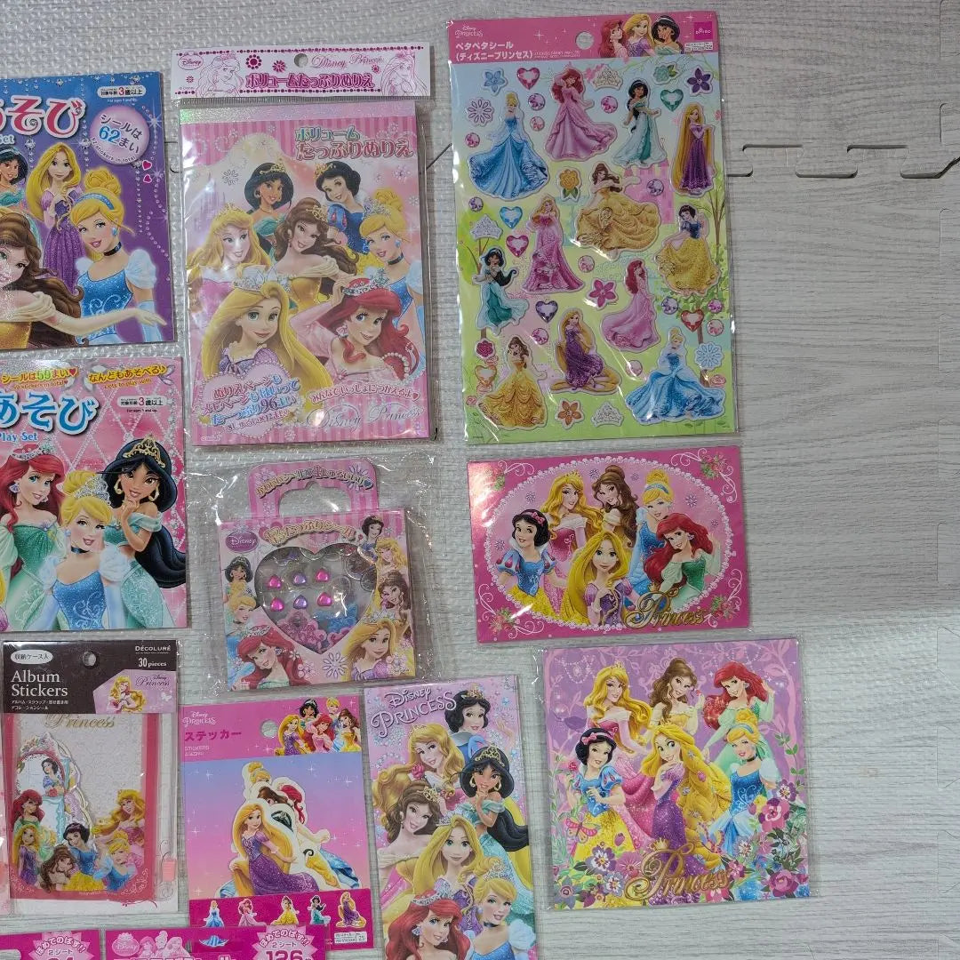 [Until today] Disney Princess stickers, postcards, origami, various summary