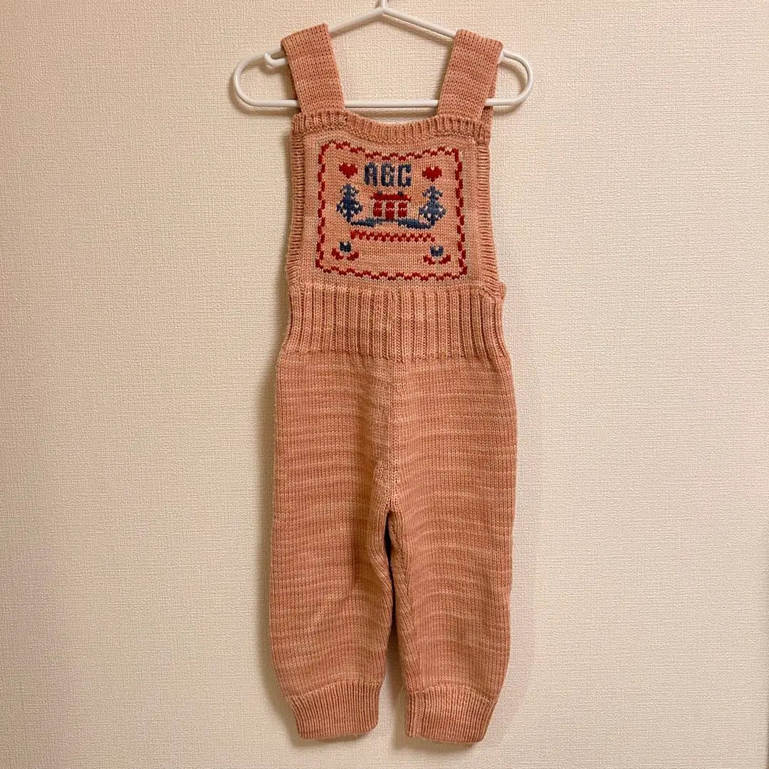 IVER & ISLA Knit Overall 2Y | iver&isla ニット オーバーオール 2y