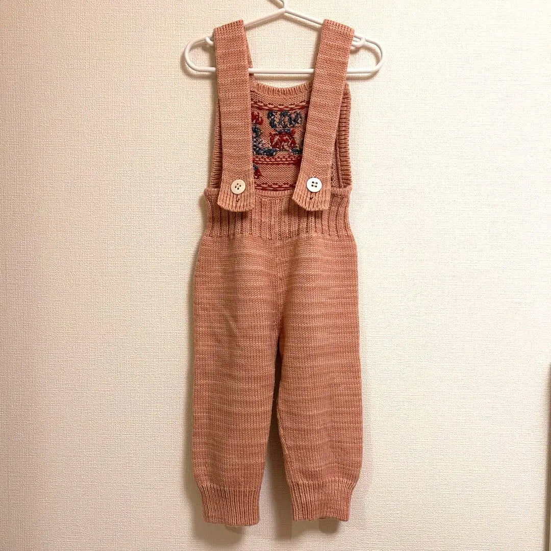 IVER & ISLA Knit Overall 2Y | iver&isla ニット オーバーオール 2y