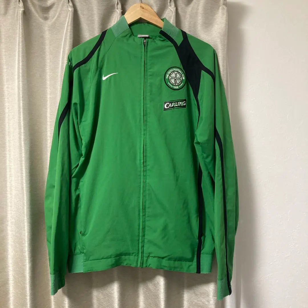 NIKE Celtic Nylon Jacket Soccer Y2K Blouson