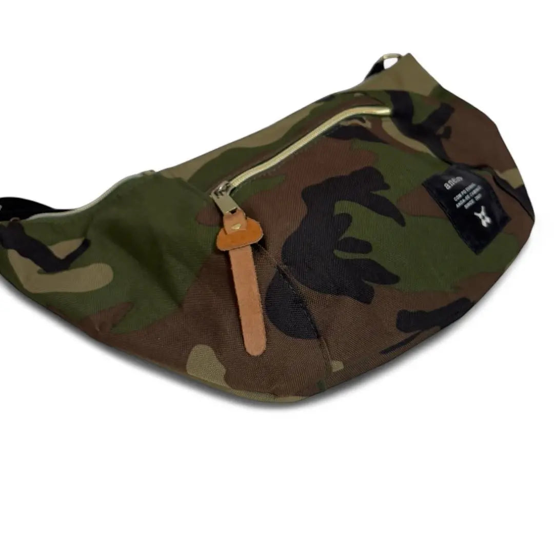 [anello] Bolso para el cuerpo Bolso de hombro Patrón de camuflaje Patrón de camuflaje Hermoso artículo