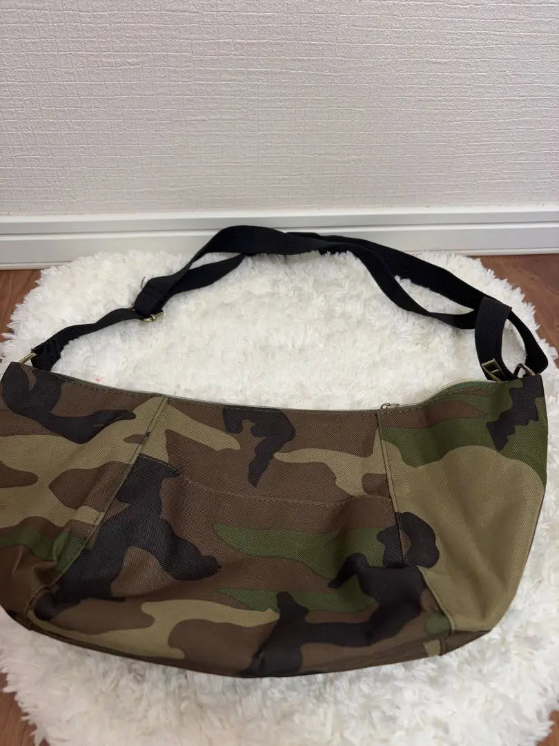 [anello] Bolso para el cuerpo Bolso de hombro Patrón de camuflaje Patrón de camuflaje Hermoso artículo